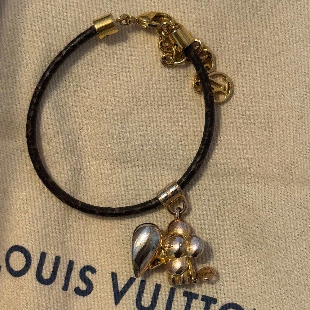 Louis Vuitton Gold and Silver Charm Bracelet
